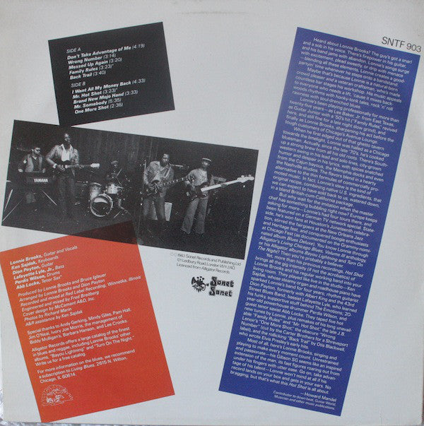 Lonnie Brooks : Hot Shot (LP, Album)