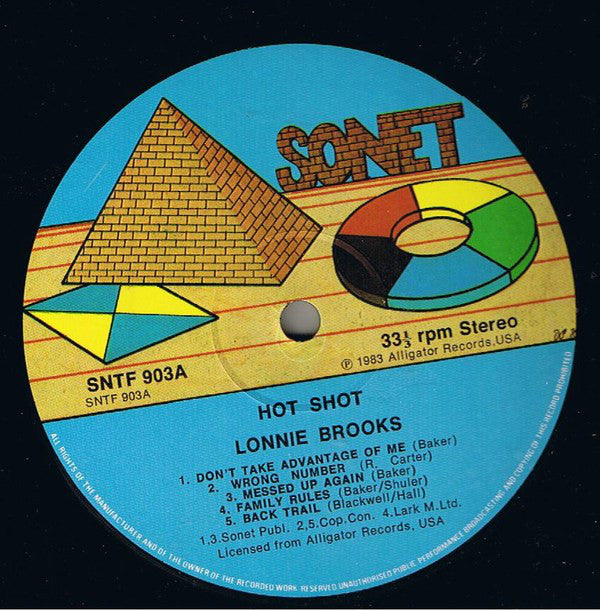 Lonnie Brooks : Hot Shot (LP, Album)