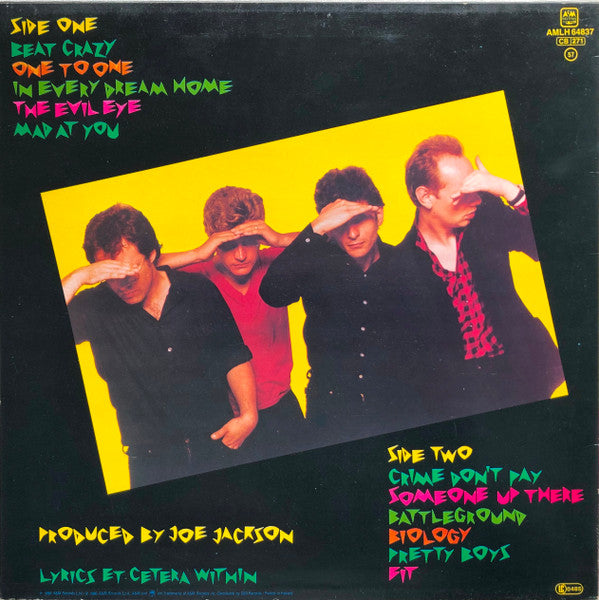 Joe Jackson Band - Beat Crazy (LP, Album) - De Platen Aap – Vinylwinkel in Brielle & online webshop voor muziekliefhebbers