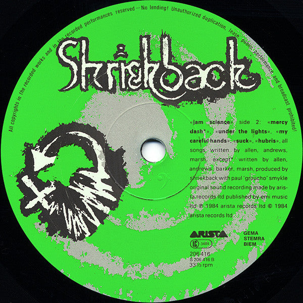 Shriekback : Jam Science (LP, Album)