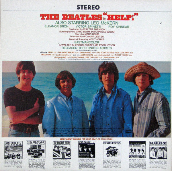The Beatles : Help! (Original Motion Picture Soundtrack) (LP, Album, RE, Pur)