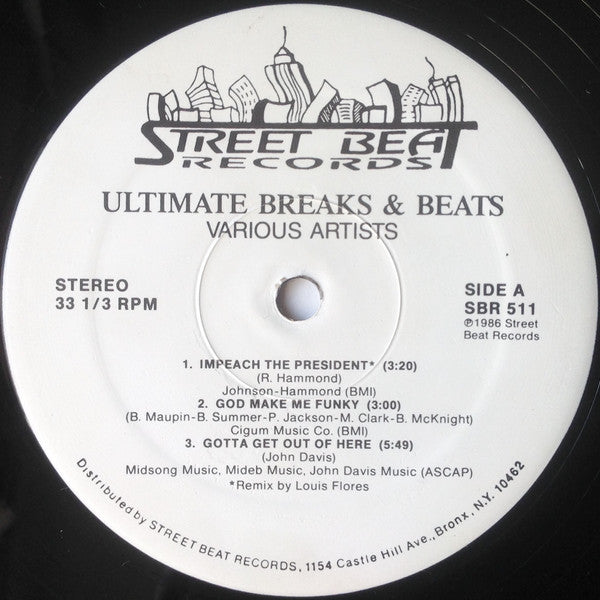 Various : Ultimate Breaks & Beats (LP, Comp, RE, Unofficial)