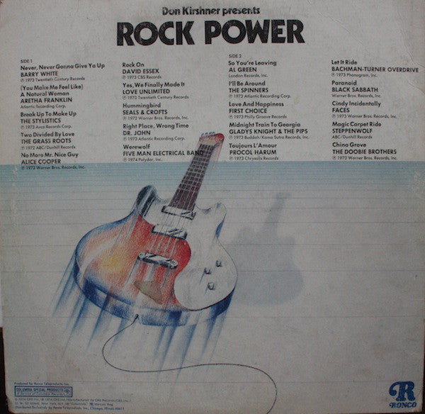 Various : Rock Power (LP,Compilation)