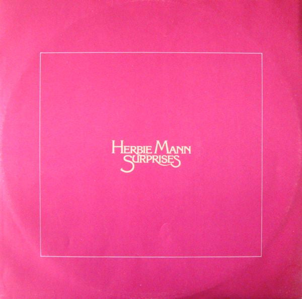 Herbie Mann Featuring Cissy Houston : Surprises (LP, Album)
