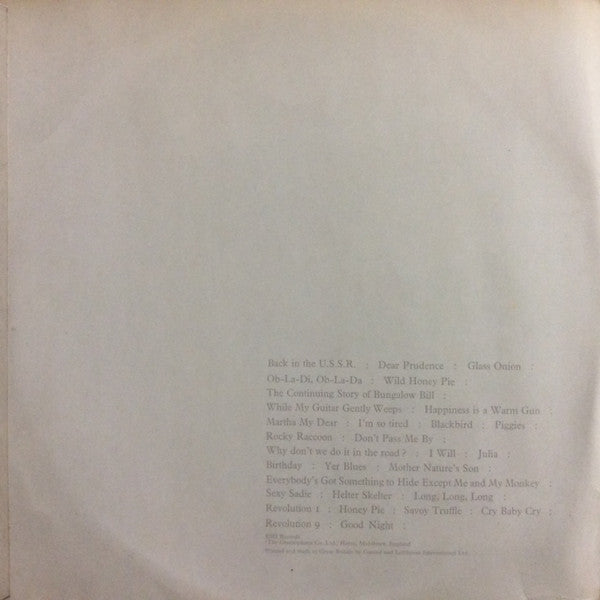 The Beatles : The Beatles (2xLP, Album, Mono, Num)