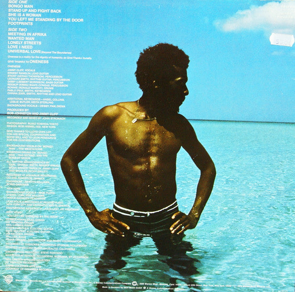 Jimmy Cliff : Give Thankx (LP, Album, RP)