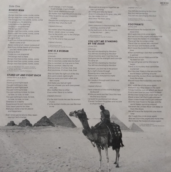 Jimmy Cliff : Give Thankx (LP, Album, RP)