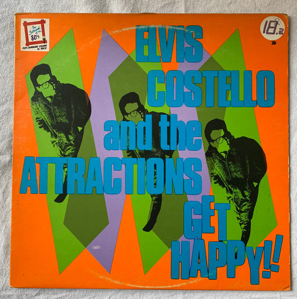 Elvis Costello And The Attractions* : Get Happy! (LP, Album, Promo)