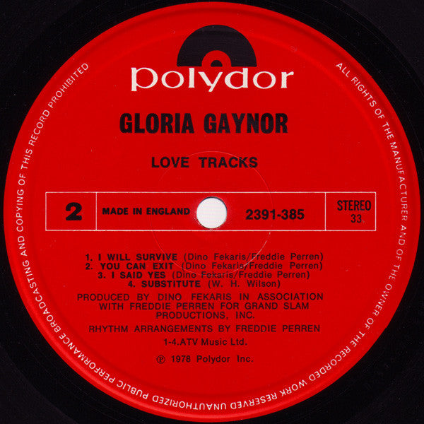Gloria Gaynor : Love Tracks (LP, Album)