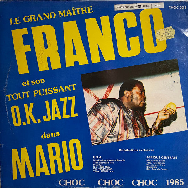 Franco Et Son Orchestre T.P.O.K. Jazz : Mario (LP,Album)