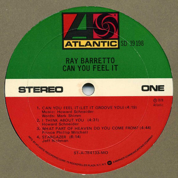 Ray Barretto : Can You Feel It (LP, Album, MO)