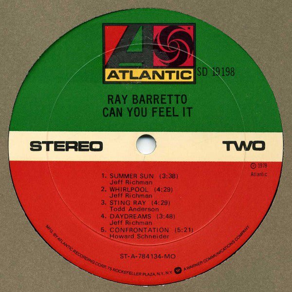 Ray Barretto : Can You Feel It (LP, Album, MO)