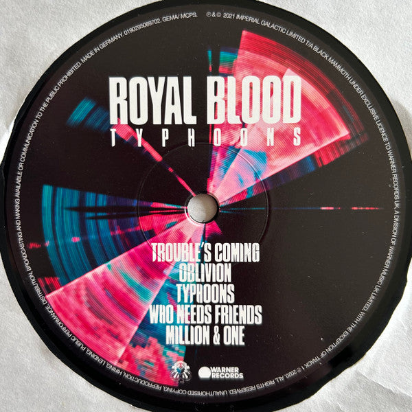Royal Blood (6) : Typhoons (LP, Album)