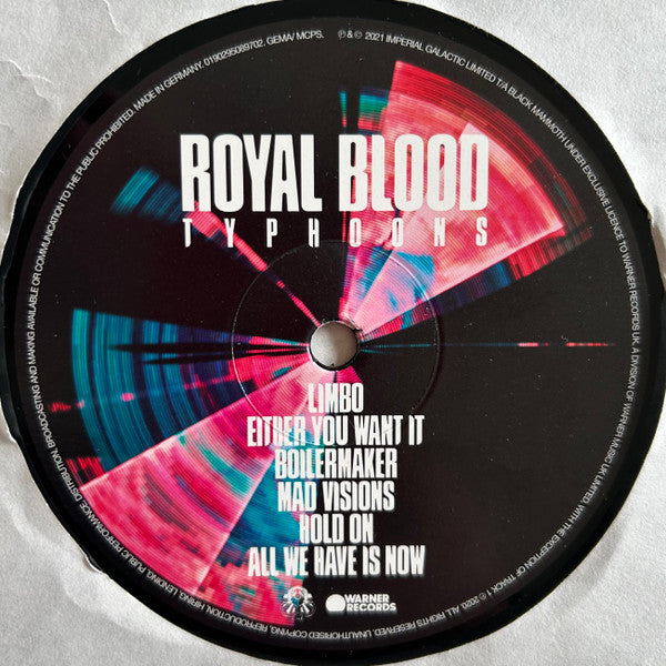 Royal Blood (6) : Typhoons (LP, Album)