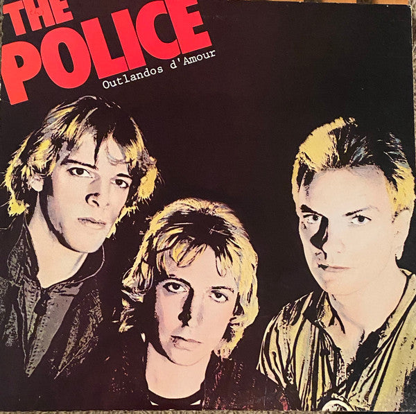 The Police : Outlandos D'Amour (LP, Album, Club, Red)