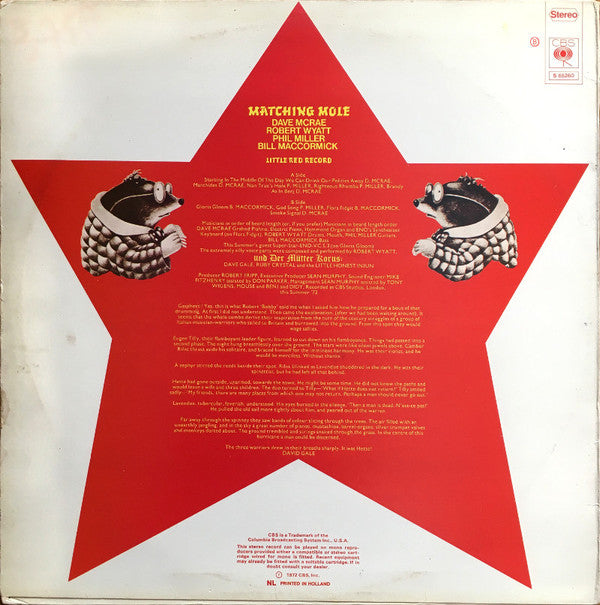 Matching Mole : Matching Mole's Little Red Record (LP, Album)