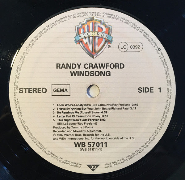 Randy Crawford : Windsong (LP,Album)