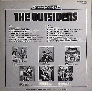 The Outsiders (5) : Golden Greats Of The Outsiders (LP, Comp)