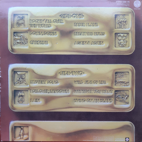 Status Quo : 12 Gold Bars (LP,Compilation)