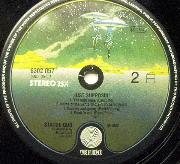 Status Quo : Just Supposin'... (LP, Album)