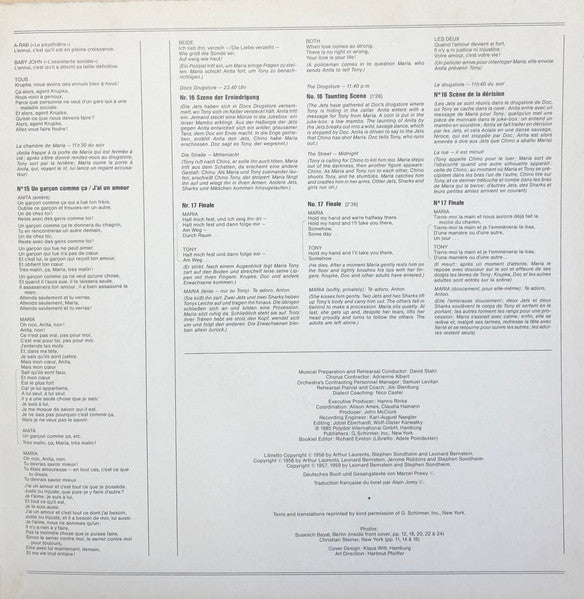 Leonard Bernstein : West Side Story (2xLP, Album, Club, Gat)