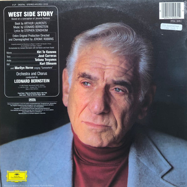 Leonard Bernstein : West Side Story (2xLP, Album, Club, Gat)