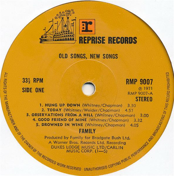 Family (6) : Old Songs, New Songs (LP, Comp)
