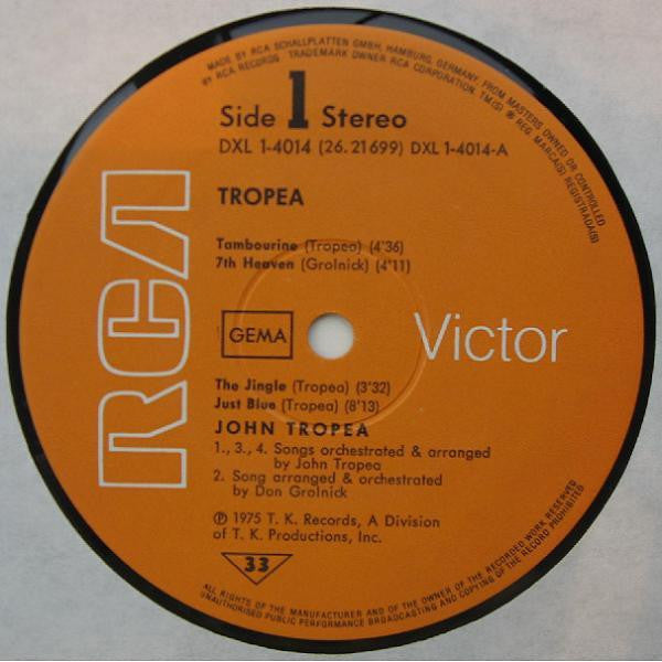 Tropea* : Tropea (LP, Album)