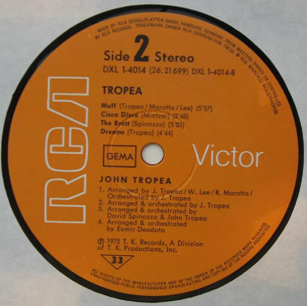 Tropea* : Tropea (LP, Album)