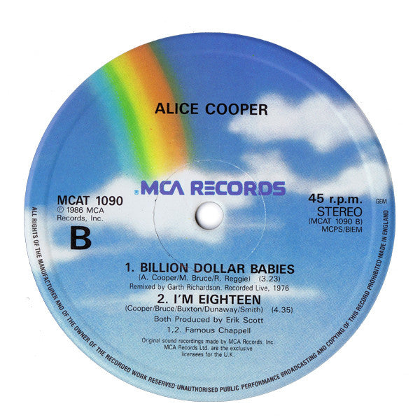 Alice Cooper - He's Back (The Man Behind The Mask) (12") - De Platen Aap – Vinylwinkel in Brielle & online webshop voor muziekliefhebbers