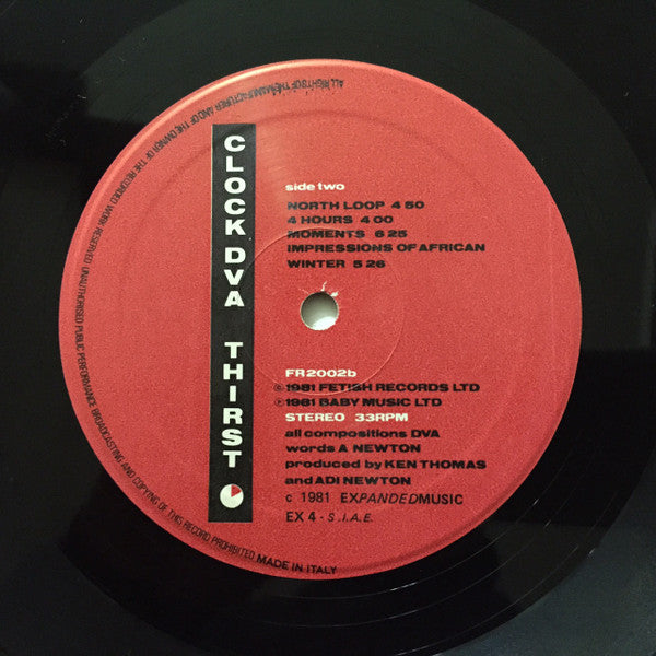 Clock DVA : Thirst (LP, Album)