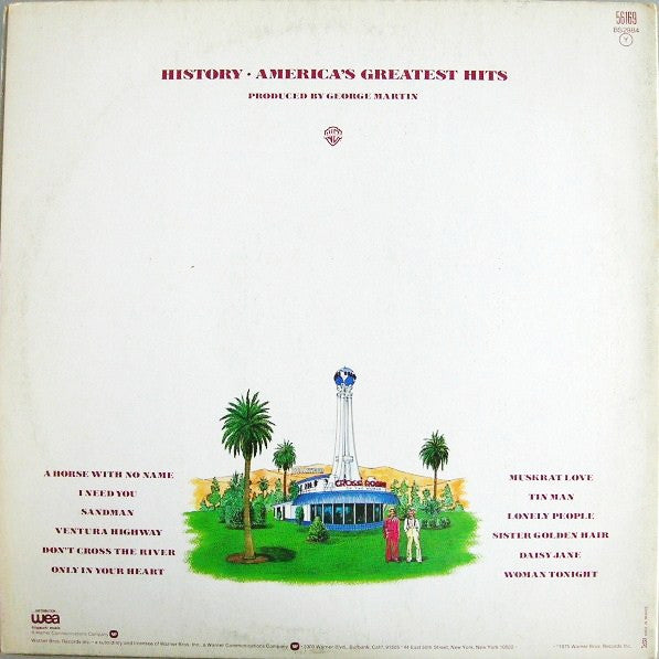 America (2) : History · America's Greatest Hits (LP, Comp)