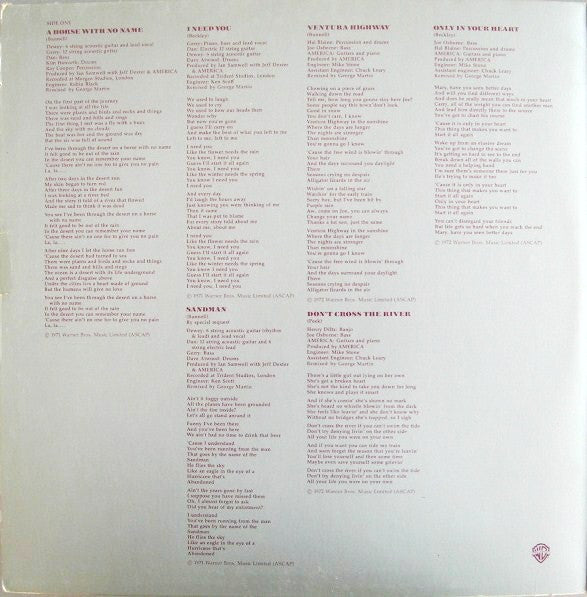 America (2) : History · America's Greatest Hits (LP, Comp)
