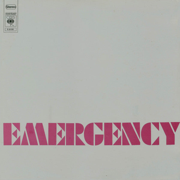 Emergency (6) : Emergency (LP, Album, Gat)
