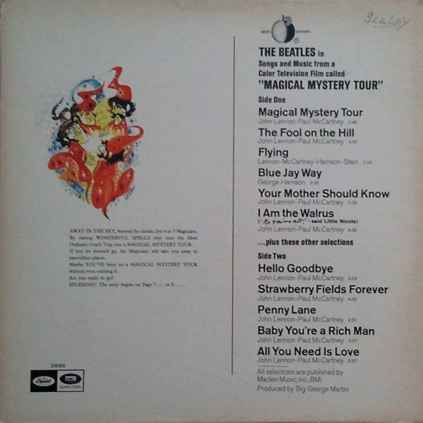 The Beatles : Magical Mystery Tour (LP, Album, Gat)
