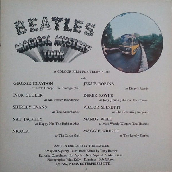 The Beatles : Magical Mystery Tour (LP, Album, Gat)
