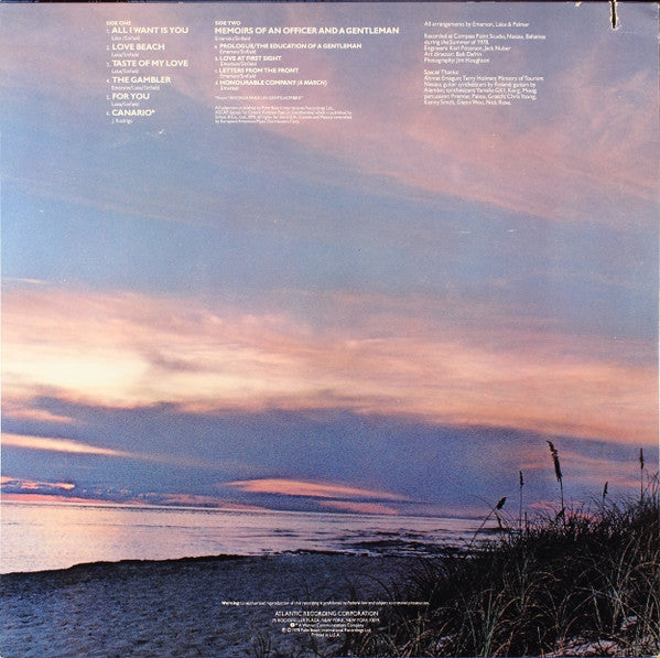Emerson, Lake & Palmer : Love Beach (LP, Album, M/Print, Gol)