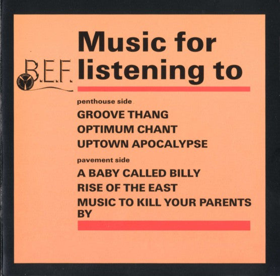 British Electric Foundation : Music For Listening To (LP, Album)