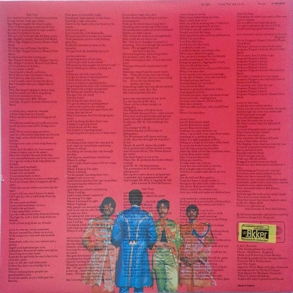 The Beatles : Sgt. Pepper's Lonely Hearts Club Band (LP, Album, RE, Gat)