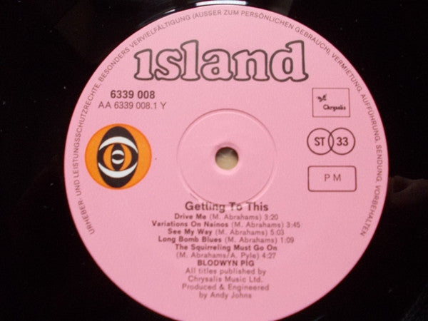 Blodwyn Pig : Getting To This (LP, Album, Gat)