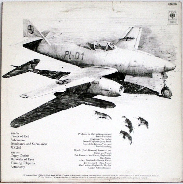 Blue Öyster Cult : Secret Treaties (LP, Album)