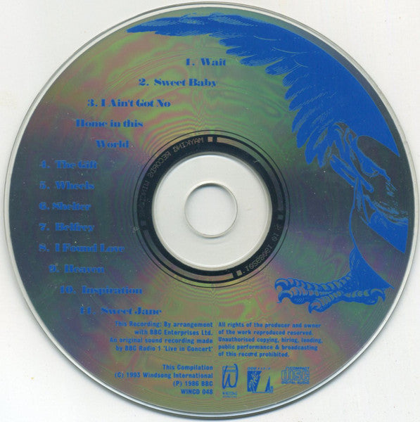 Lone Justice : BBC Radio 1 Live In Concert (CD, Album)