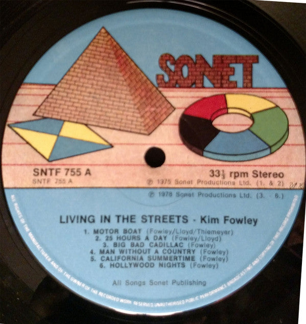 Kim Fowley : Living In The Streets (LP, Comp)