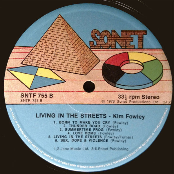 Kim Fowley : Living In The Streets (LP, Comp)