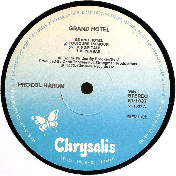 Procol Harum : Grand Hotel (LP, Album, RE)