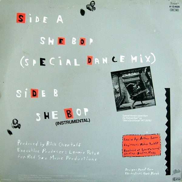 Cyndi Lauper - She Bop (Special Dance Mix) (12", Maxi) - De Platen Aap – Vinylwinkel in Brielle & online webshop voor muziekliefhebbers