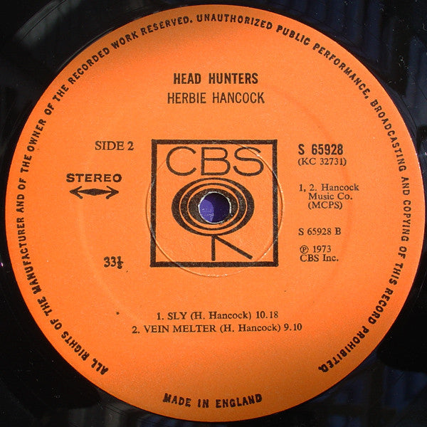Herbie Hancock : Head Hunters (LP, Album)