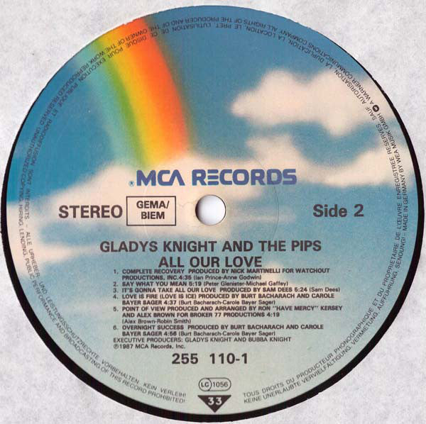 Gladys Knight And The Pips : All Our Love (LP, Album)