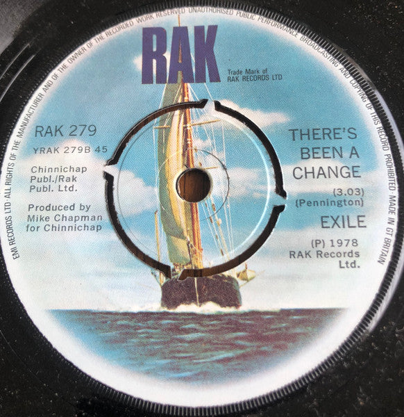 Exile (7) : Kiss You All Over (7", Single, 4 P)