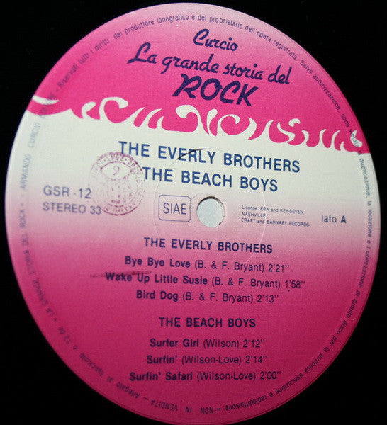 The Everly Brothers* / The Beach Boys / Gladys Knight / Disco Tex & His Sex-O-Lettes : The Everly Brothers / The Beach Boys / Gladys Knight / Disco Tex (LP, Comp)